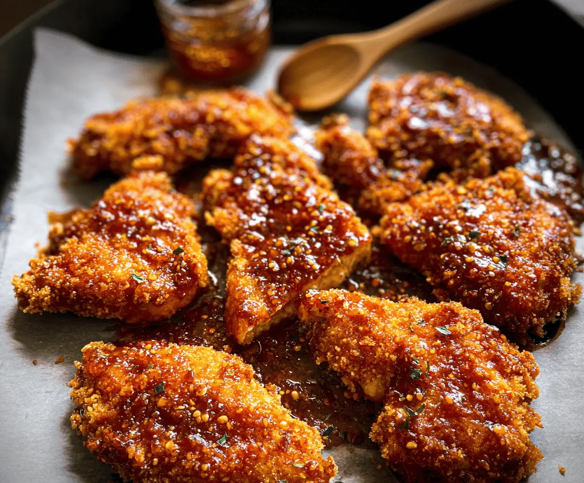 Crispy Baked Hot Honey Chicken Recipe
