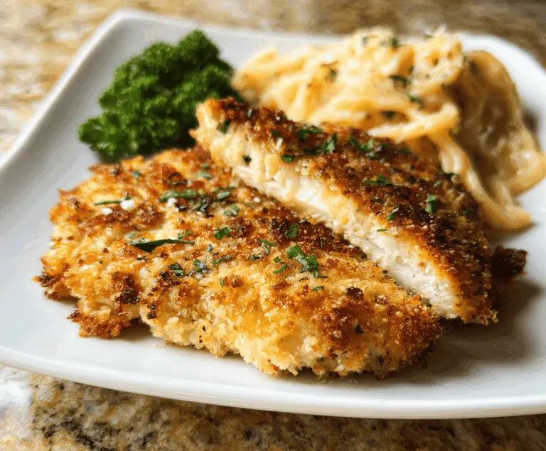 Crispy Parmesan Crusted Chicken Recipe