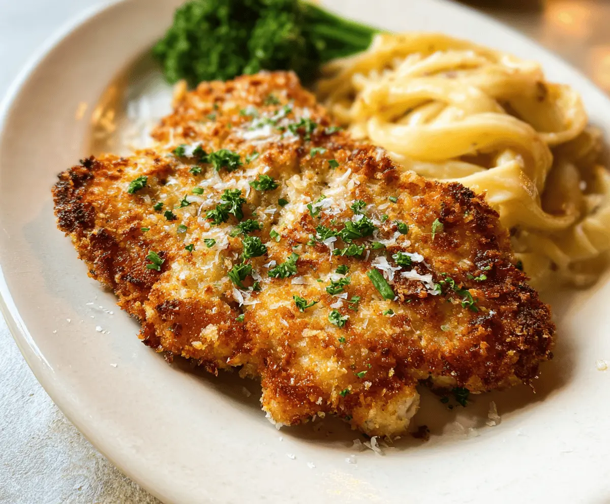 Crispy Parmesan Crusted Chicken Recipe