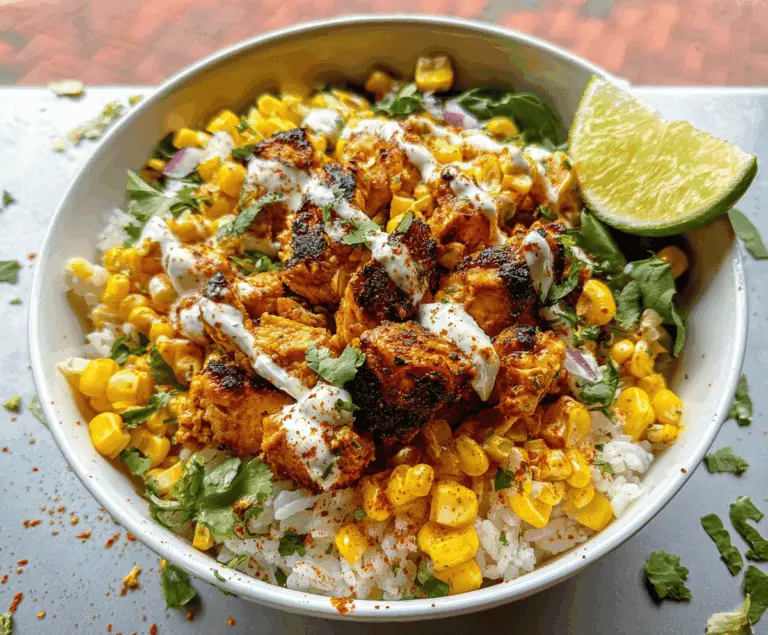 Easy Street Corn Chicken Rice Bowl Recipe
