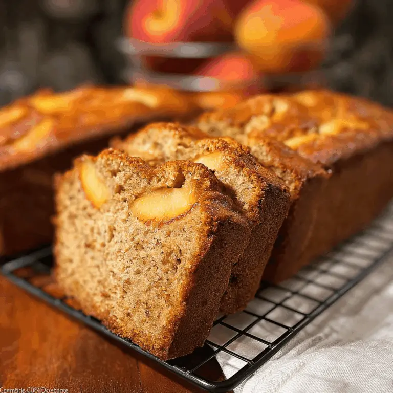 Easy Southern Peach Bread Recipe for Summer