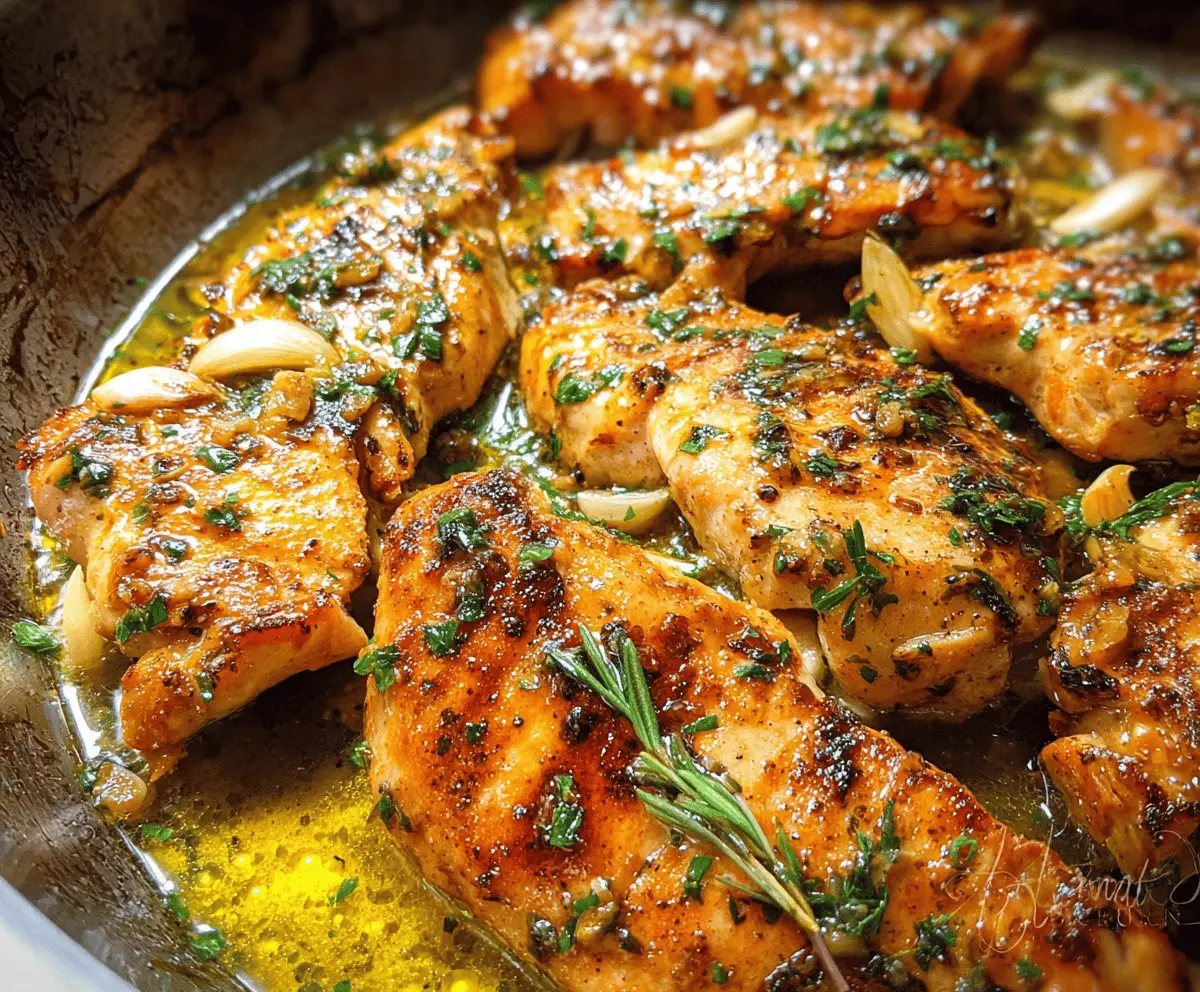 Easy Garlic Butter Chicken Recipe