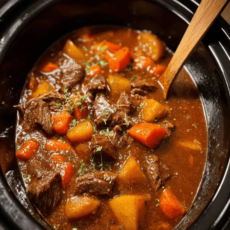 Easy Crock Pot Beef Stew Recipe for Comfort Meals