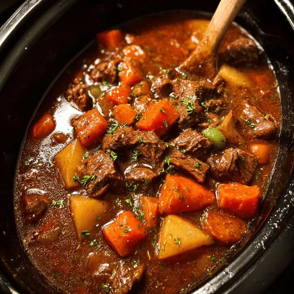 Easy Crock Pot Beef Stew Recipe for Comfort Meals