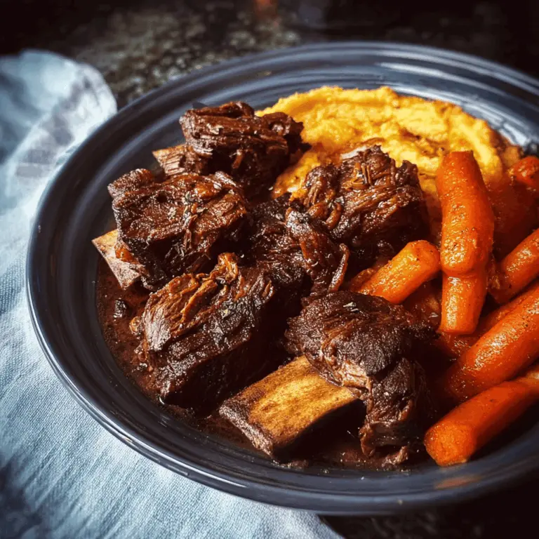 Super Tender Crockpot Beef Short Ribs Recipe