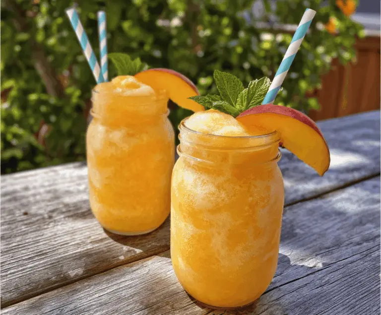 Refreshing Peach Lemonade Slush Recipe