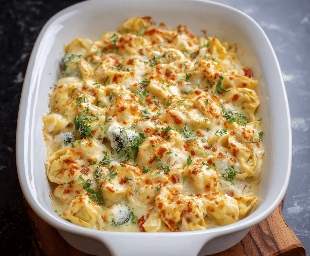 Alfredo Tortellini Bake