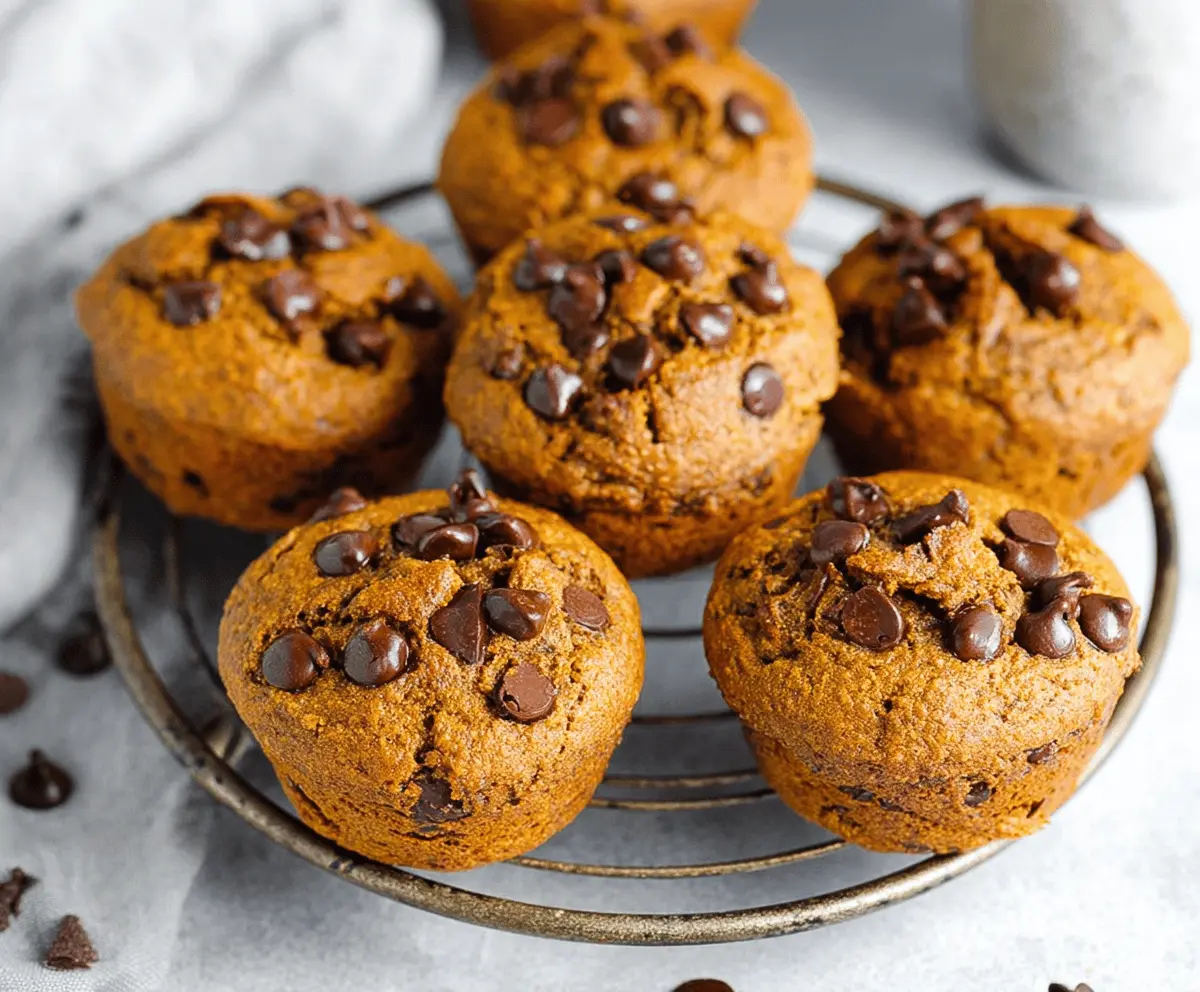 Delicious healthy flourless pumpkin muffins topped with a sprinkle of cinnamon, perfect for a nutritious snack or breakfast