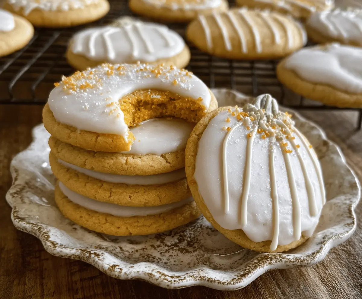 Pumpkin Spice Sugar Cookies