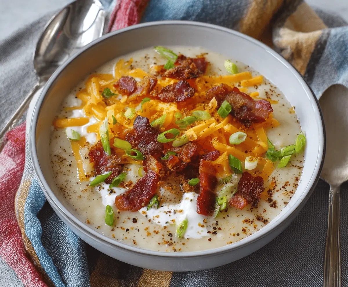 Baked Potato Soup Recipe