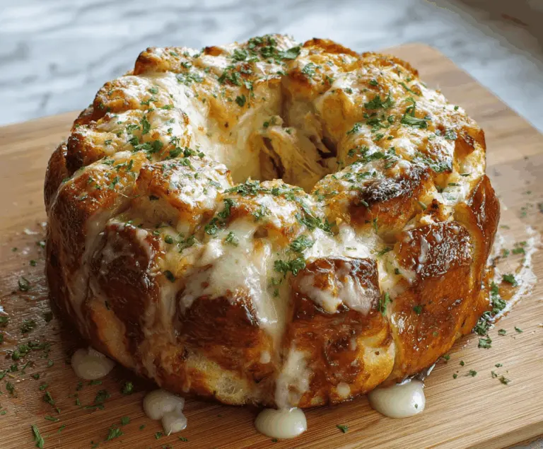 Chicken Alfredo Monkey Bread