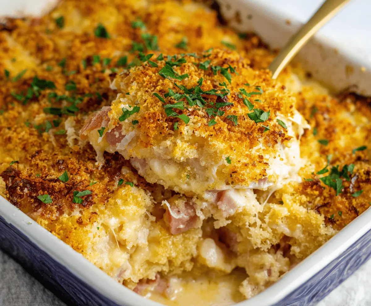 Chicken Cordon Bleu Casserole