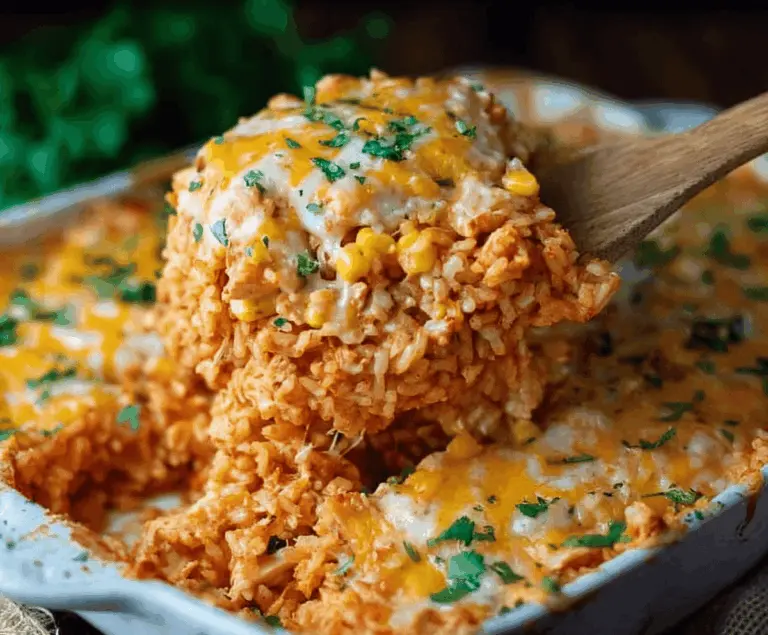 Chicken Enchilada Rice Casserole (35 minutes)