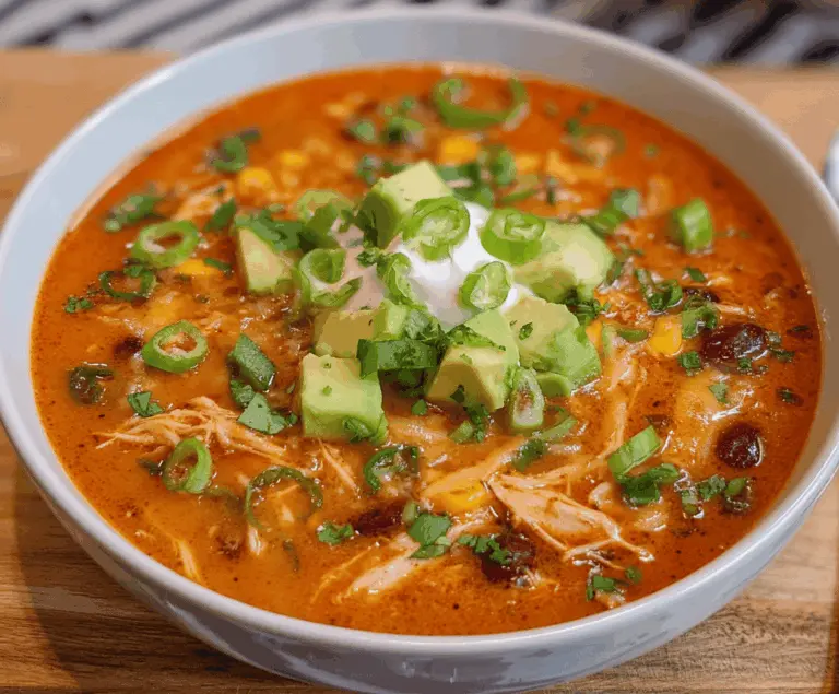 Chicken Enchilada Soup Dish