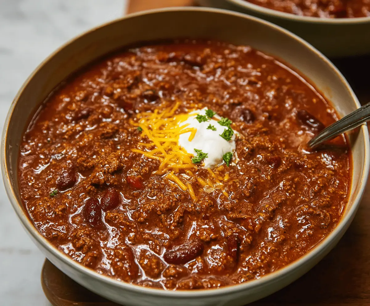Classic Beef Chili Recipe