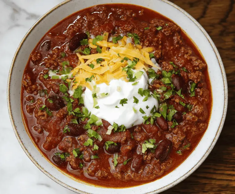 Classic Beef Chili Recipe