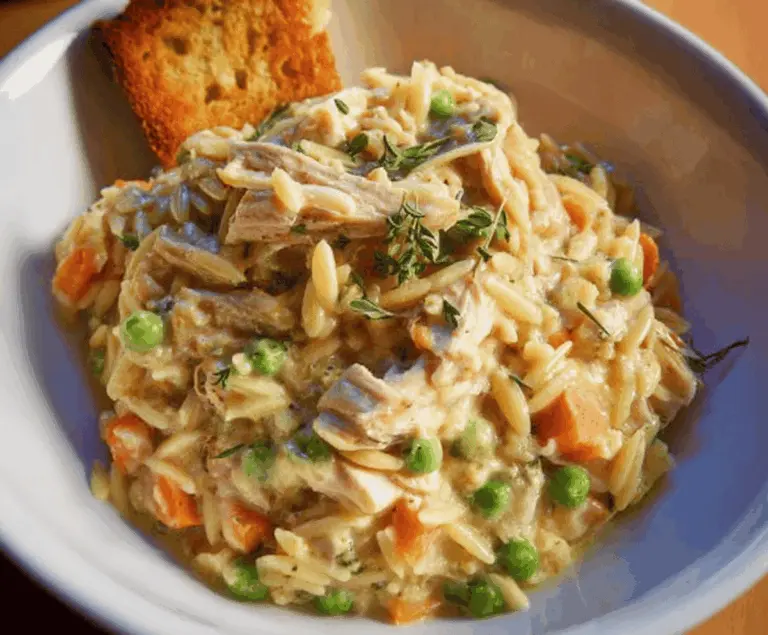 Cozy Chicken Pot Pie Orzo