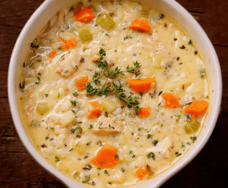 Creamy Chicken and Rice Soup