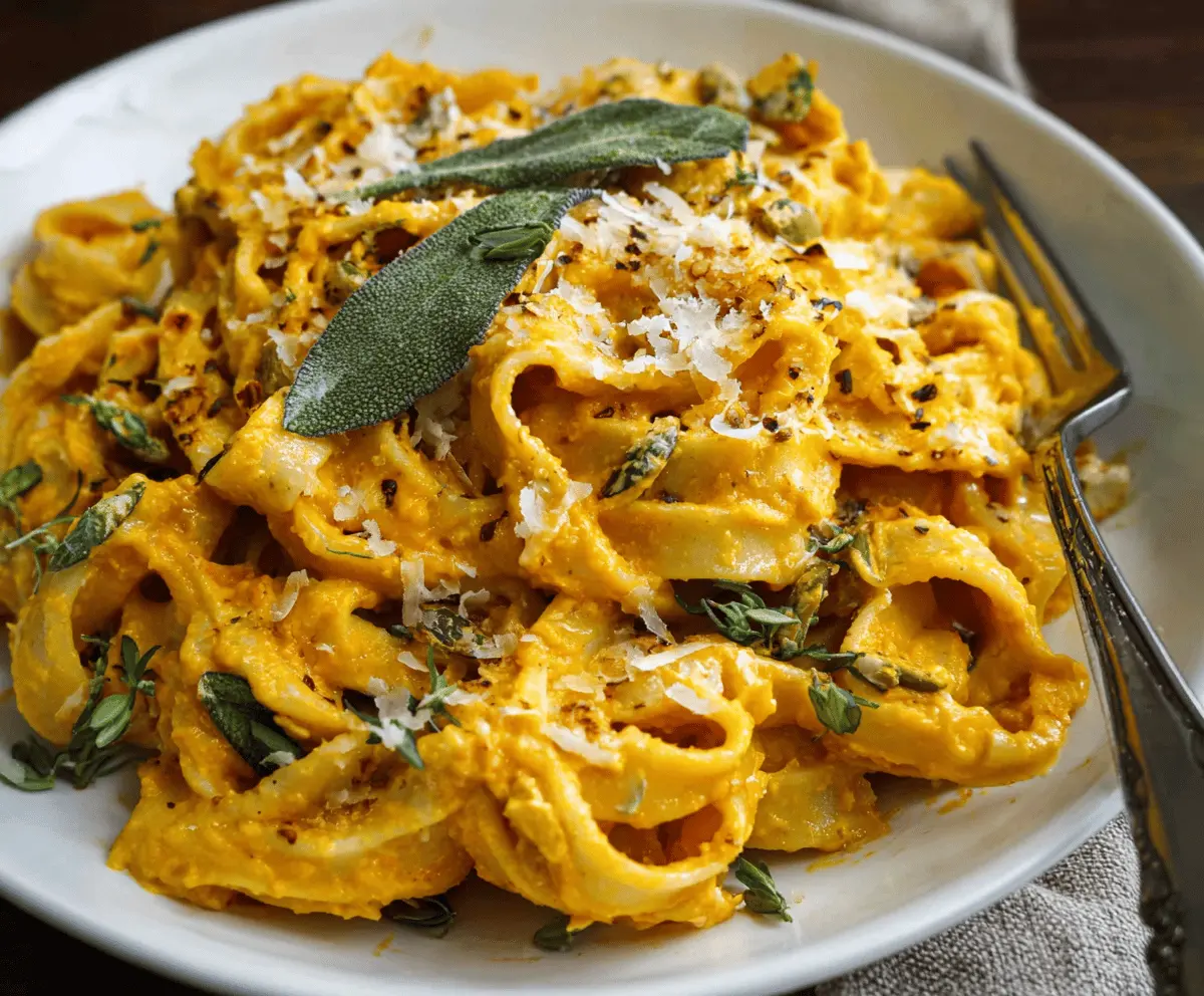 Creamy Pumpkin Pasta