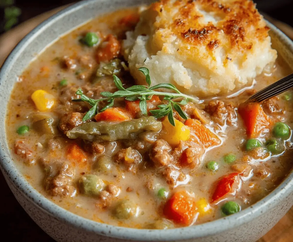 Delicious Shepherd’s Pie-Inspired Soup