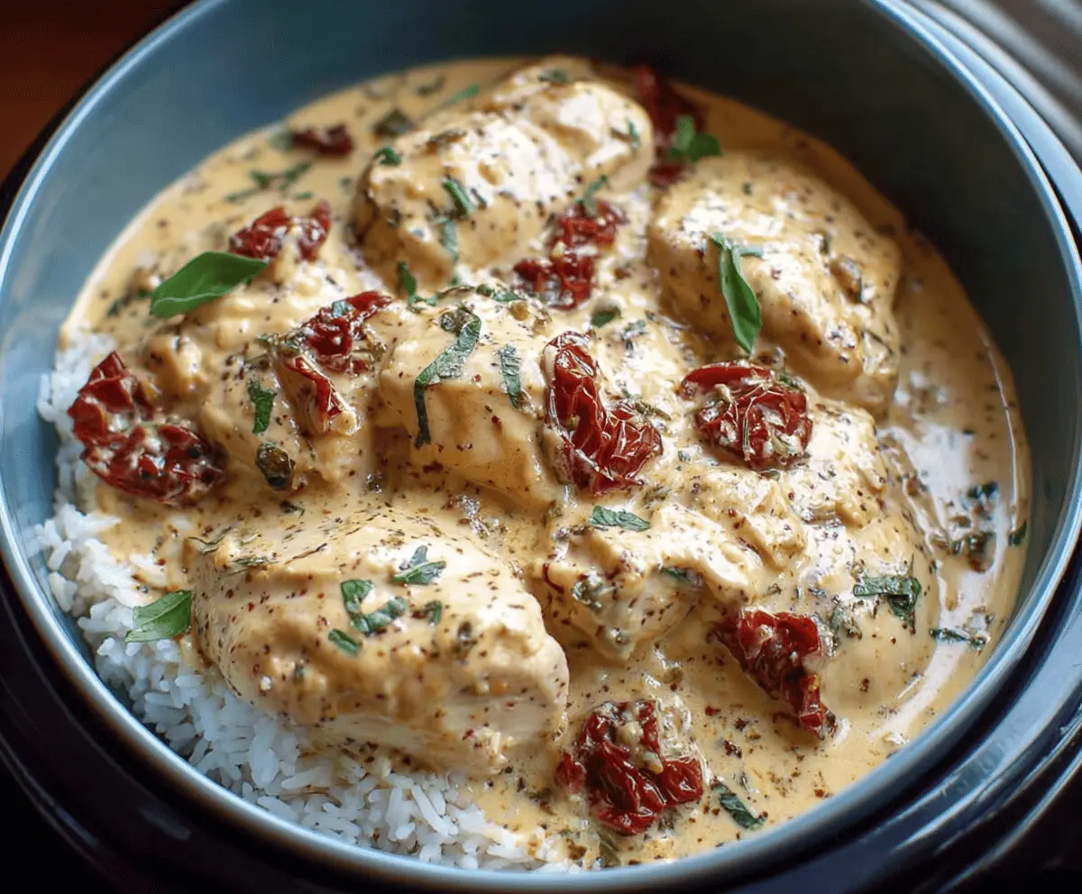 Dump & Go Marry Me Chicken Recipe – Creamy Crockpot Magic Made Easy