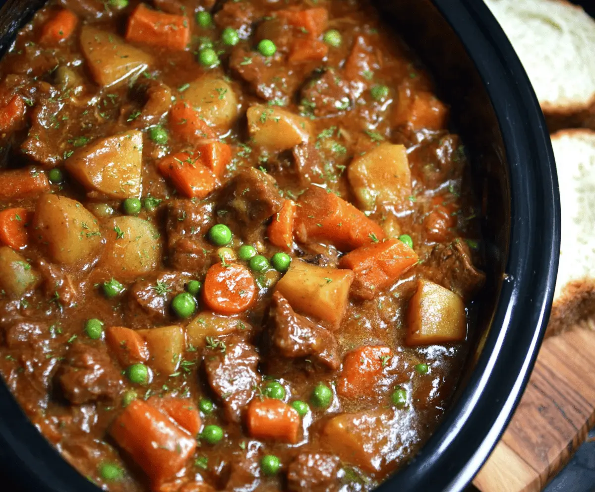 Hearty Classic Beef Stew Recipe