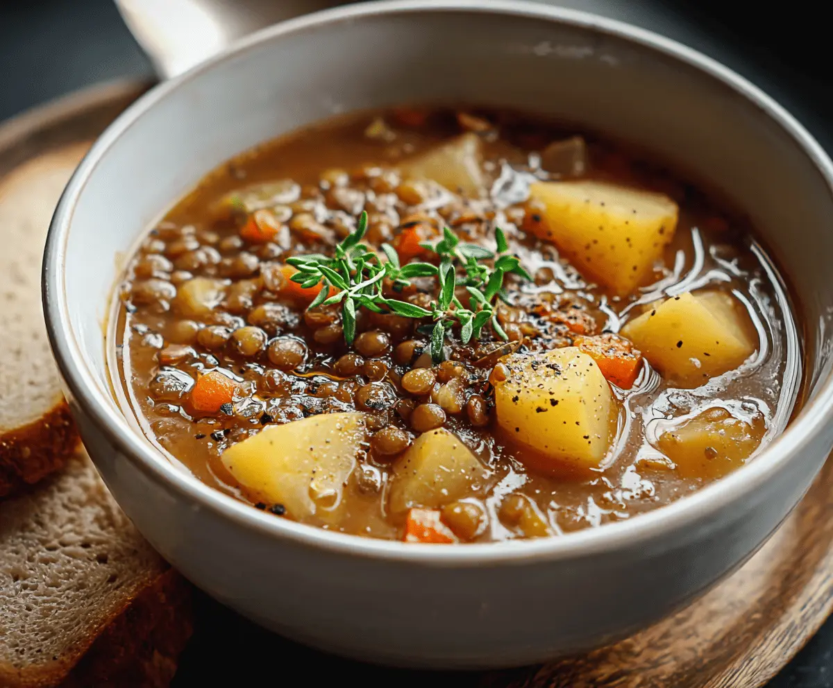 Hearty Lentil and Potato Soup Recipe