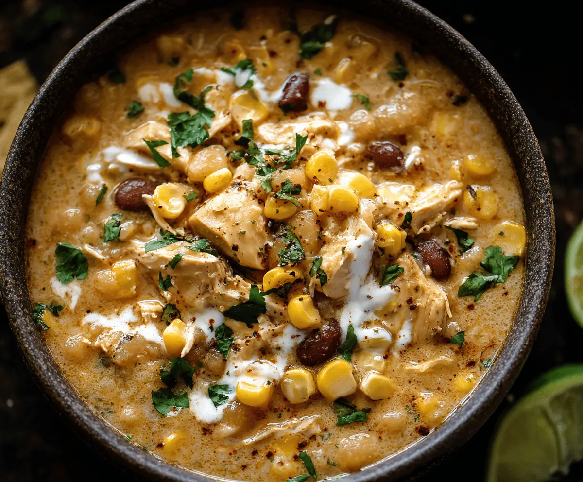 Mexican Street Corn White Chicken Chili