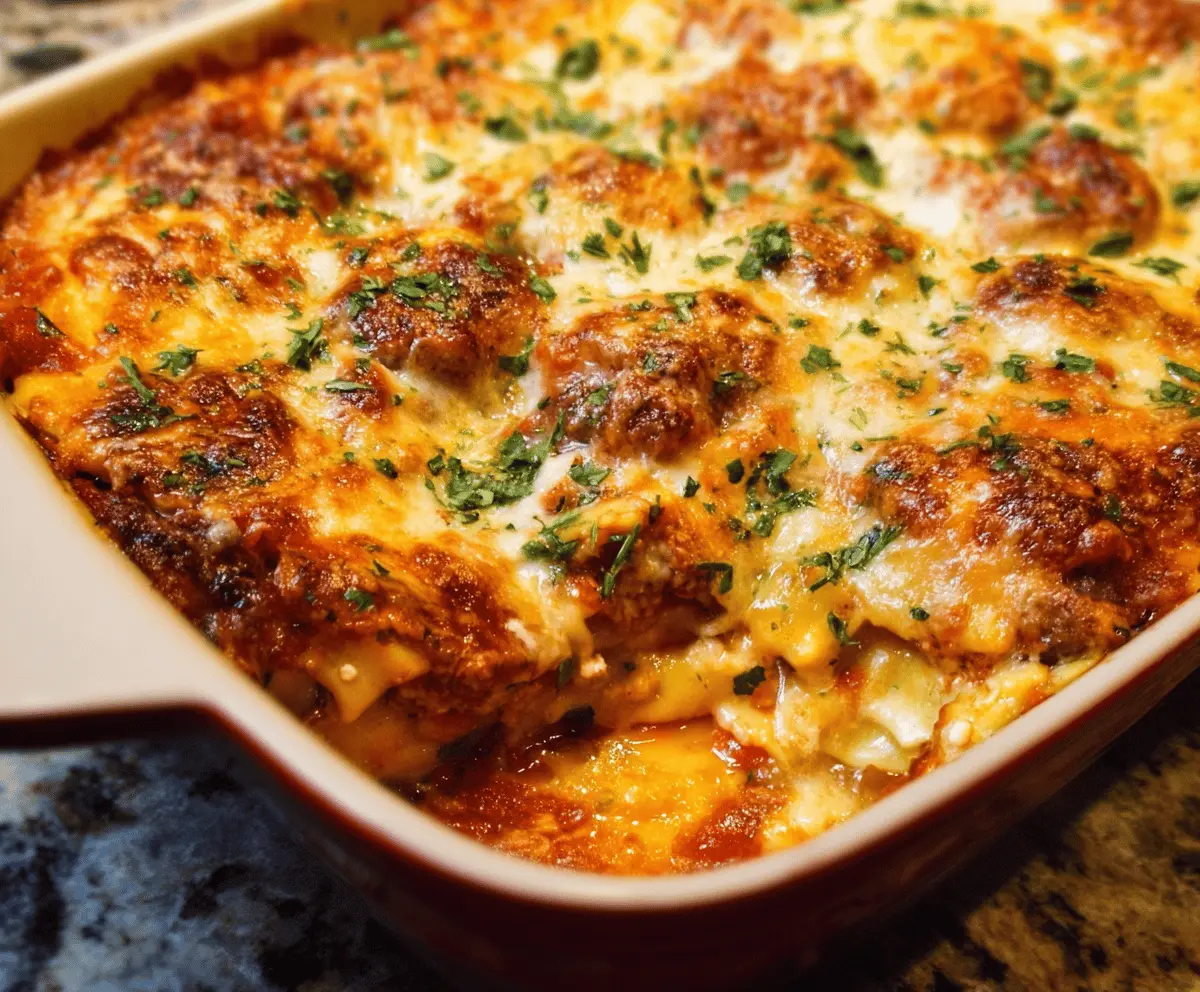 Million Dollar Ravioli C casserole