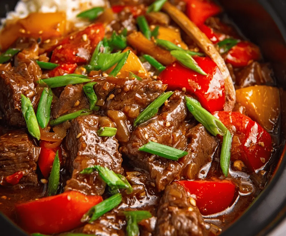 Easy Crock Pot Pepper Steak Recipe for Tender, Flavorful Beef