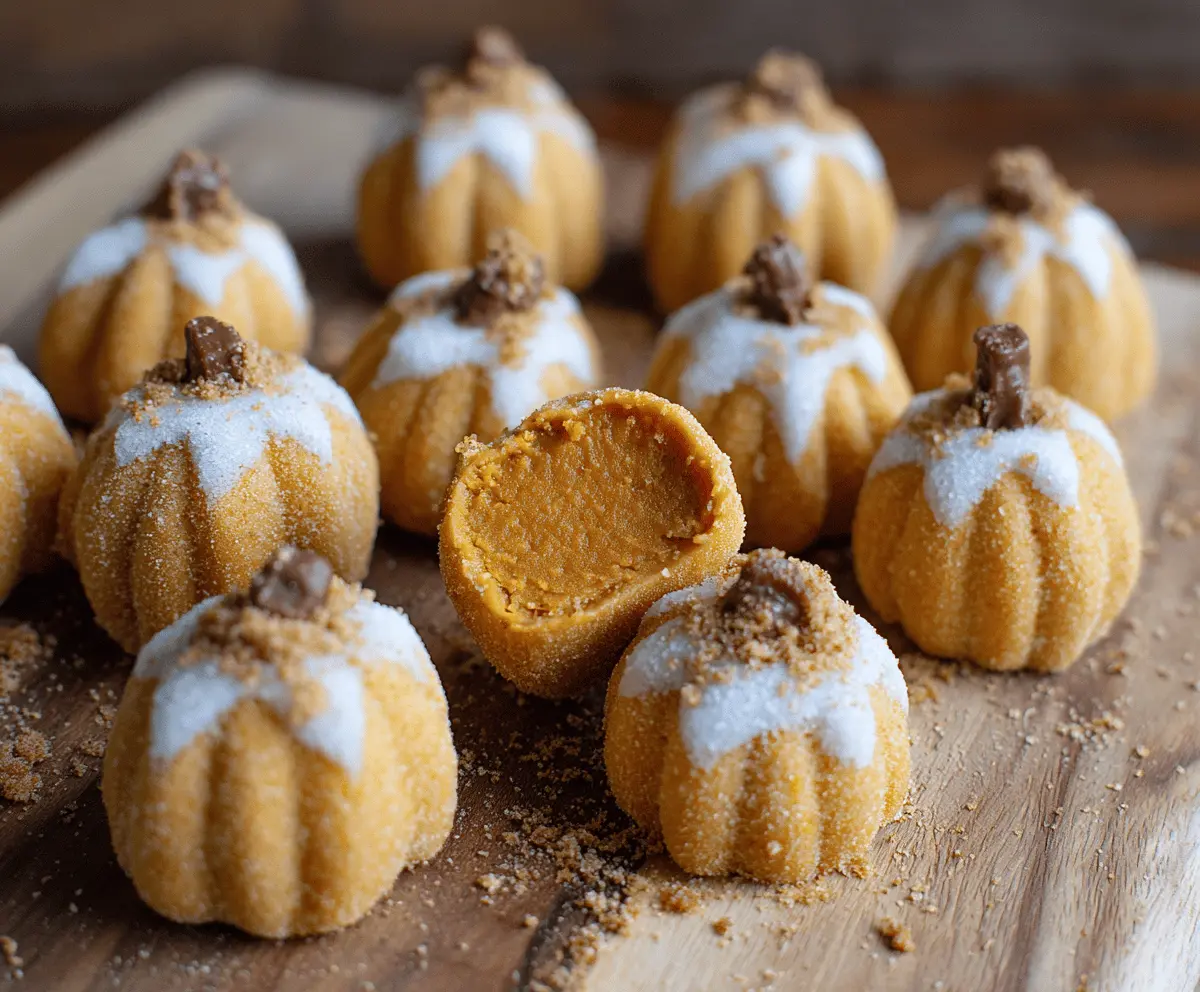 Pumpkin Cheesecake Truffles