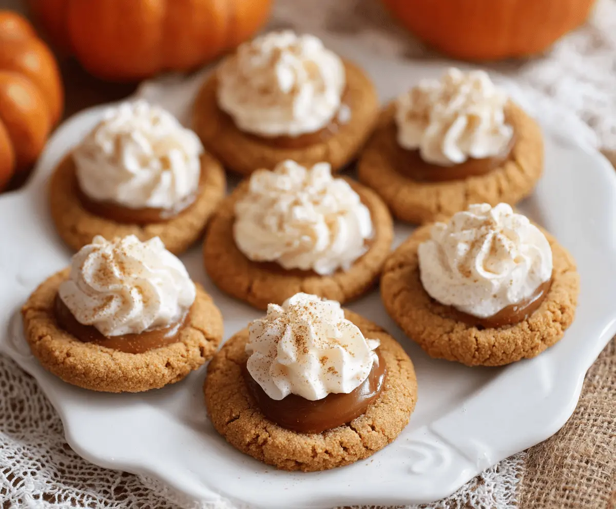 Pumpkin Pie Cookies