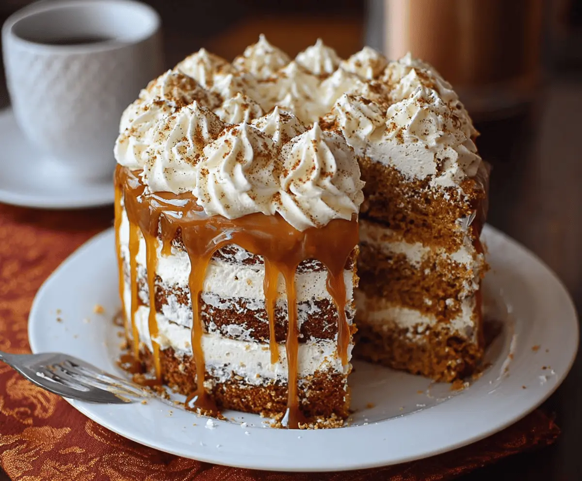 Pumpkin Spice Latte Cake