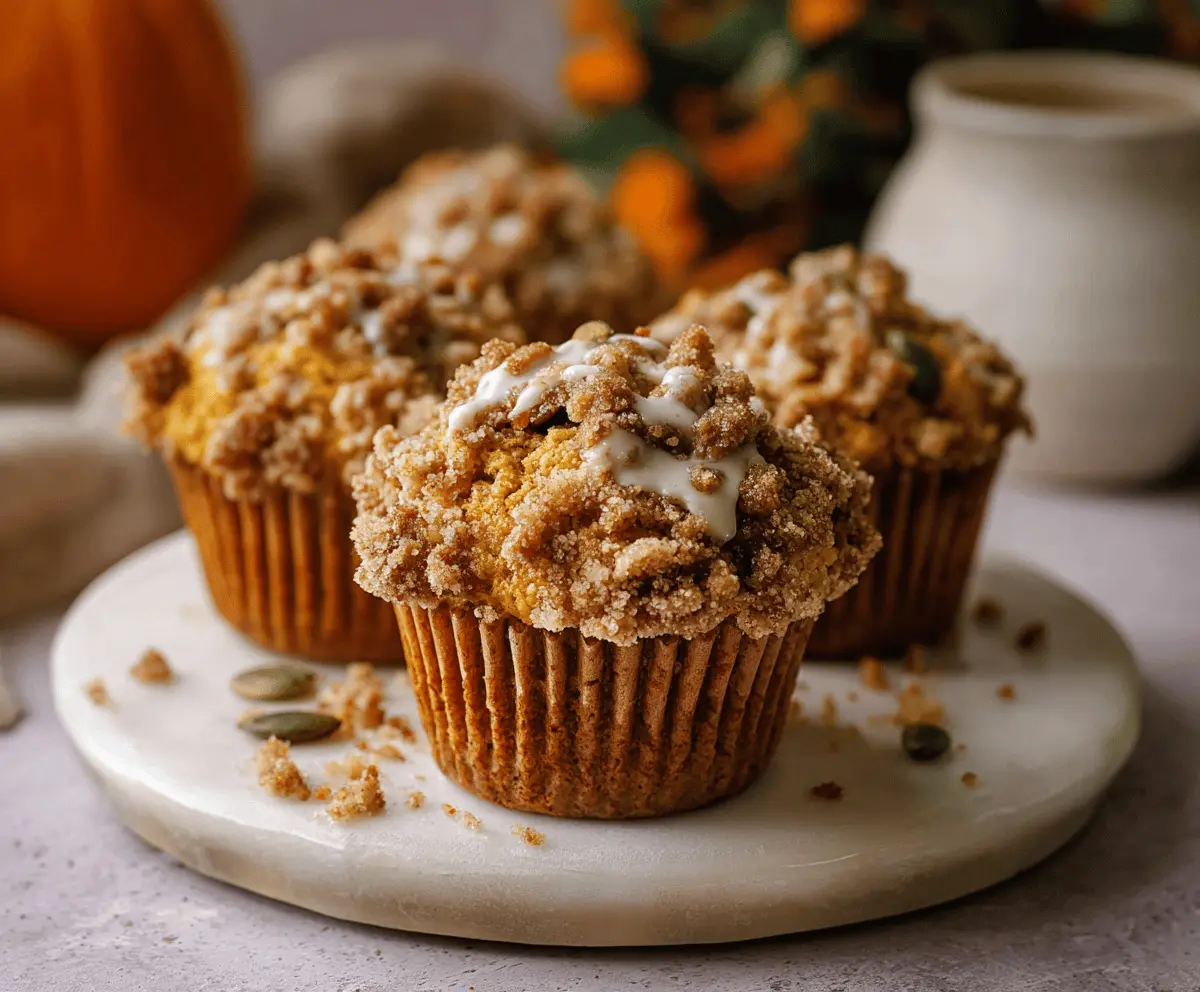 Pumpkin Streusel Muffins