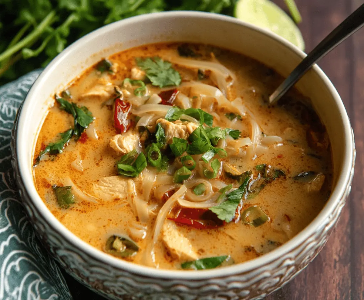 Simple Thai Chicken Soup Recipe