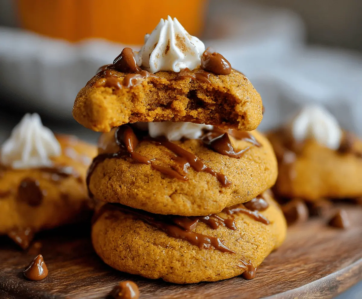 Soft Pumpkin Pie Cookies