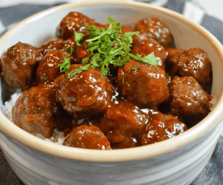 Sweet Chili Meatballs Crockpot