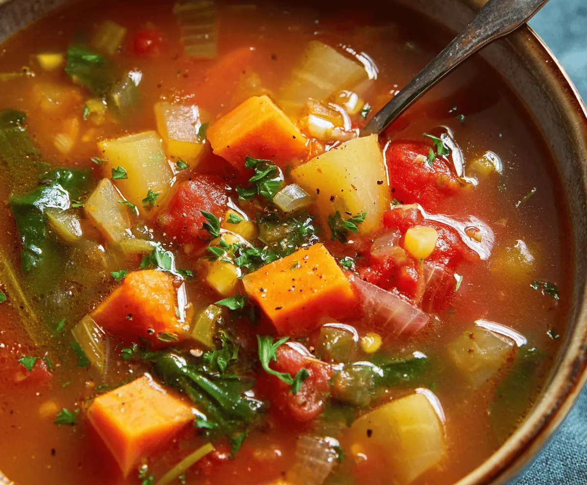 Sweet Potato and Vegetable Soup Recipe