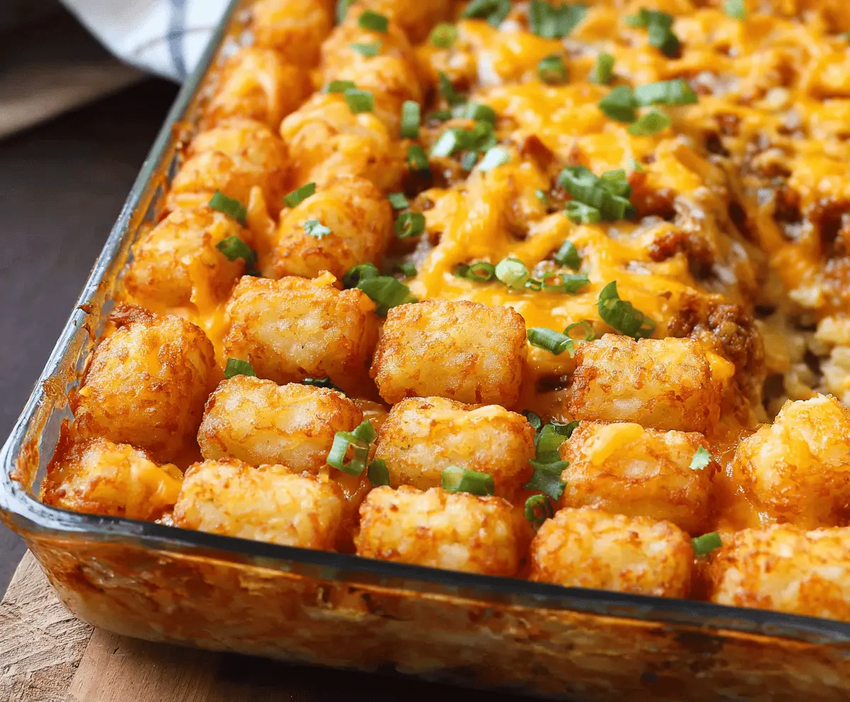 Tater Tot Casserole Recipe