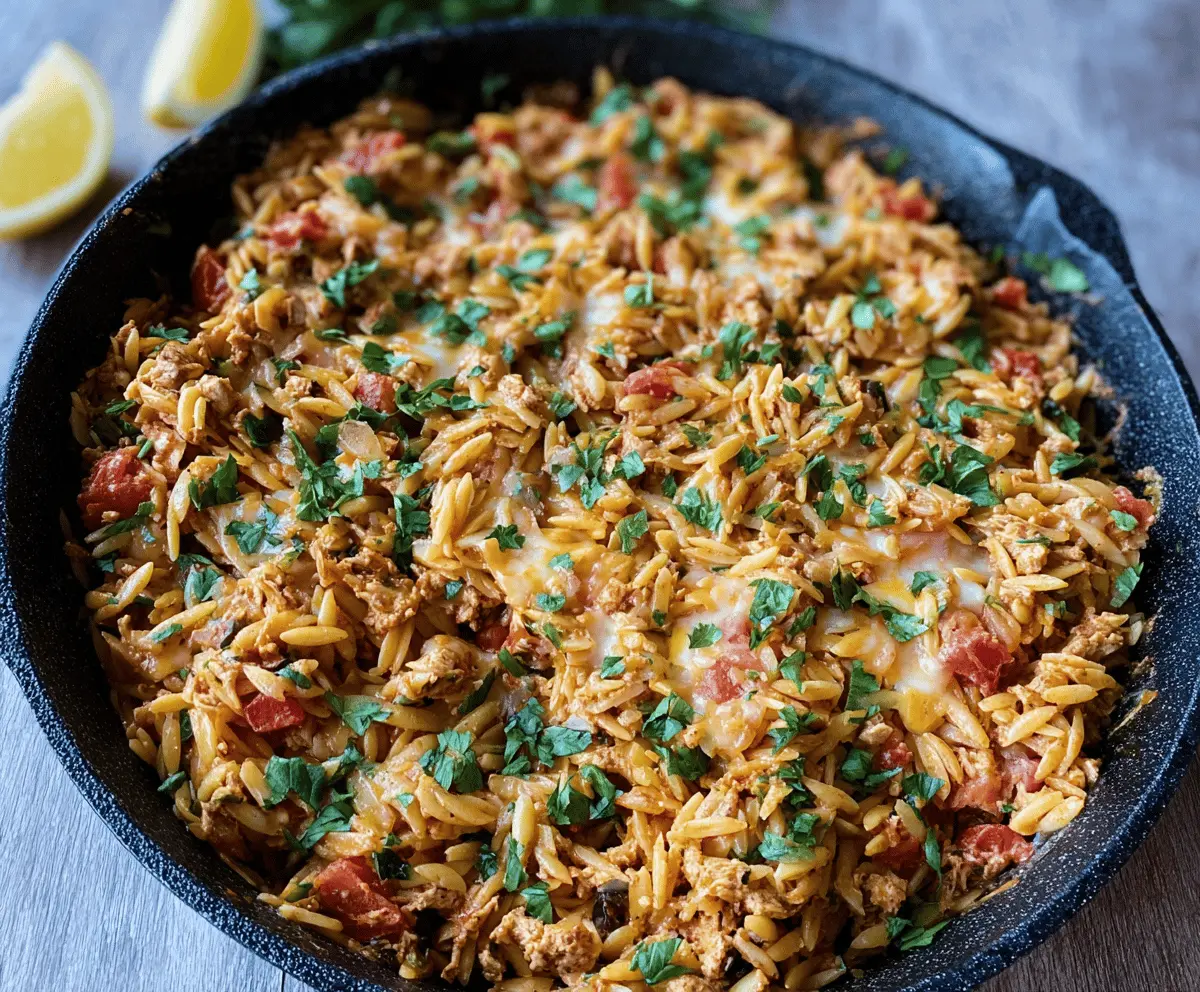 Best Ground Turkey Orzo Recipe for Quick & Healthy Dinner