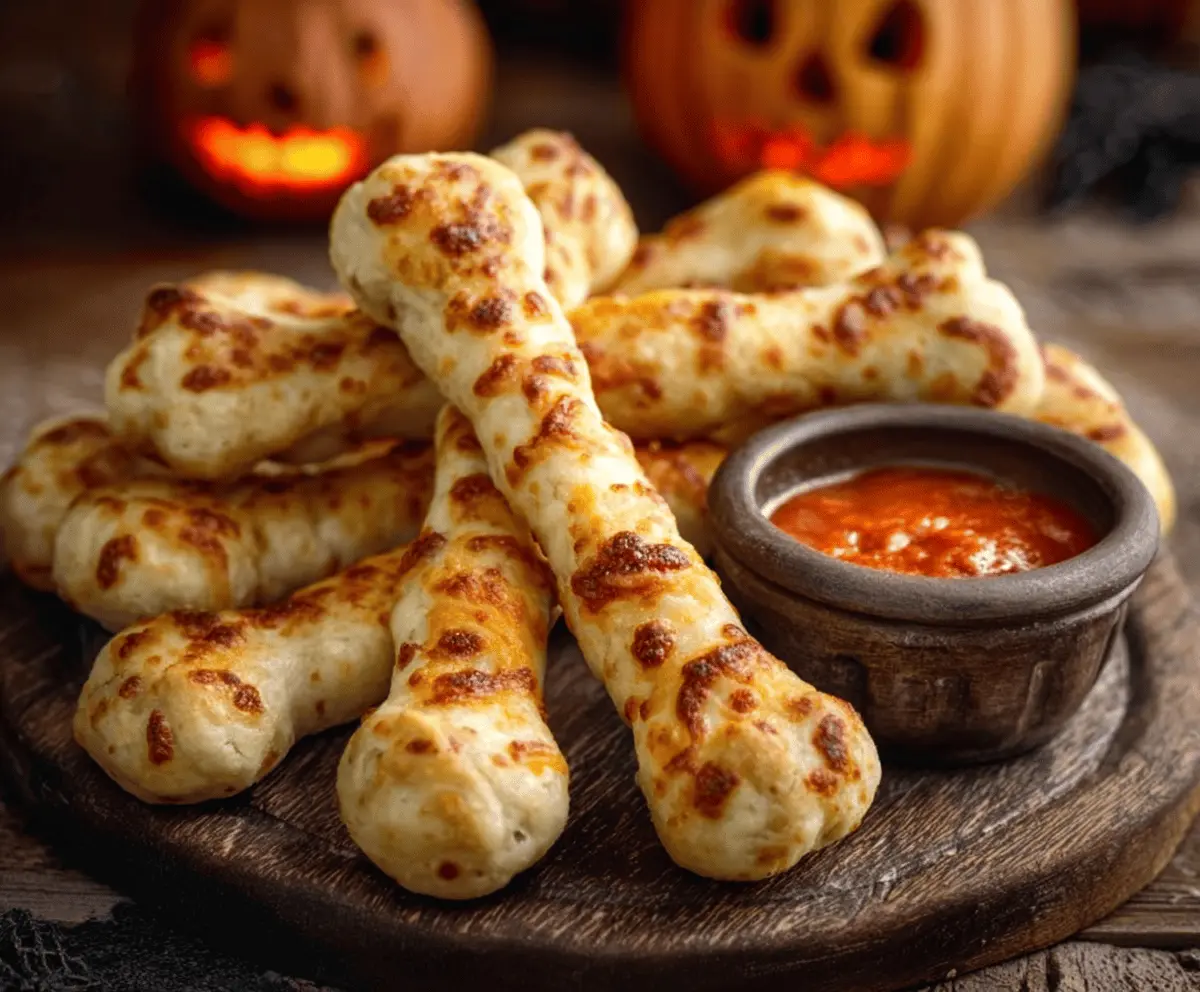 Cheesy Halloween Breadstick Bones Recipe – Spooky & Tasty Snack