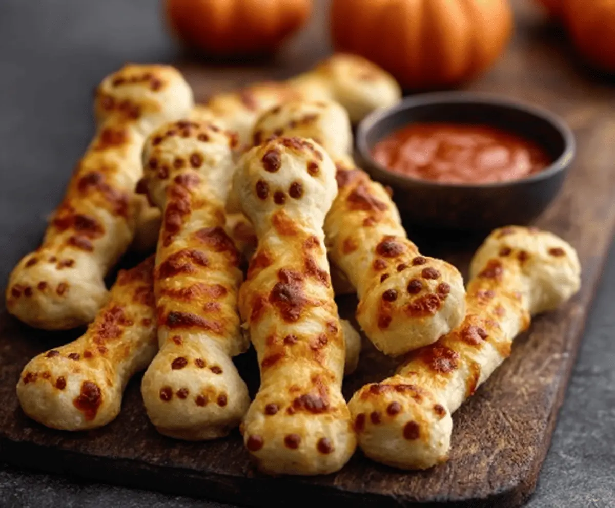 Cheesy Halloween Breadstick Bones Recipe – Spooky & Tasty Snack
