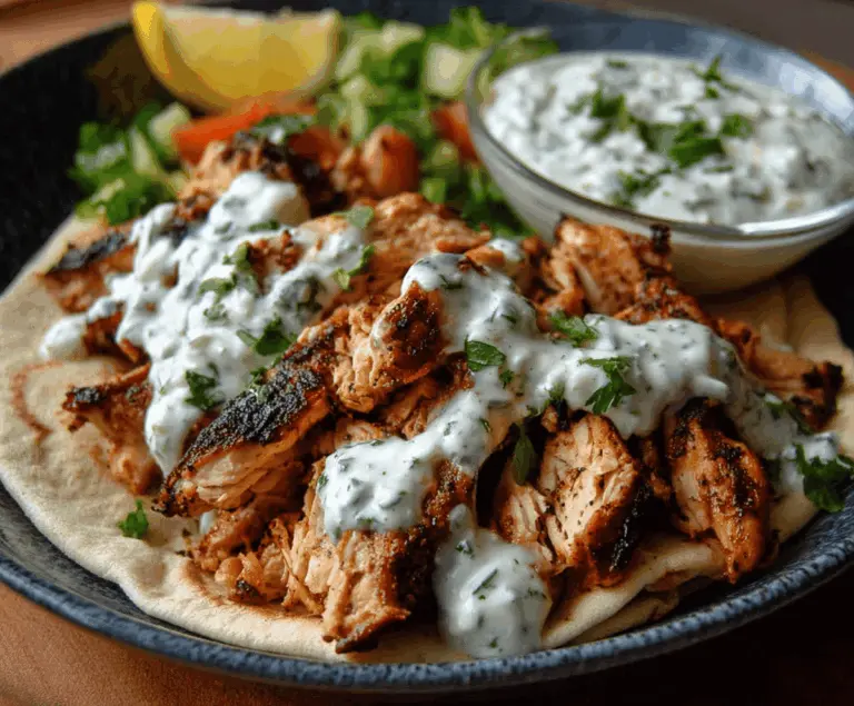 Chicken Shawarma with Garlic Sauce Recipe