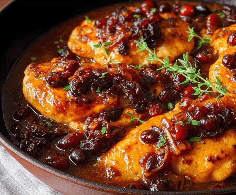 Cranberry Orange Chicken