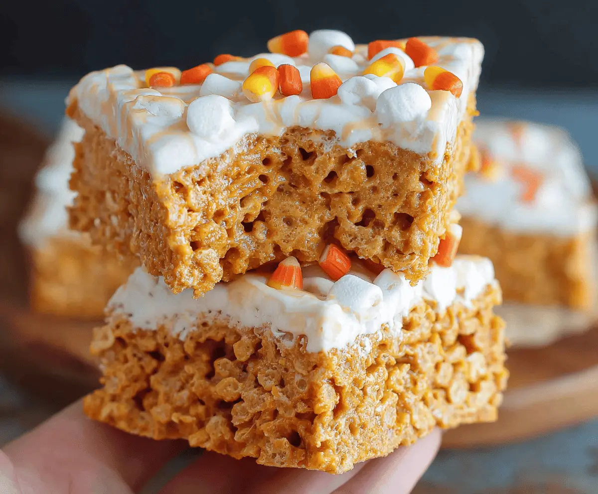 Easy Pumpkin Pie Marshmallow Treats Recipe – Quick & Delicious Fall Dessert