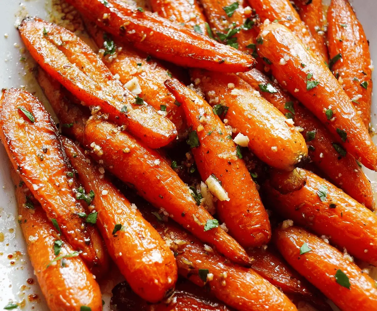 Easy Honey Garlic Roasted Carrots Recipe – Sweet & Tender Side Dish
