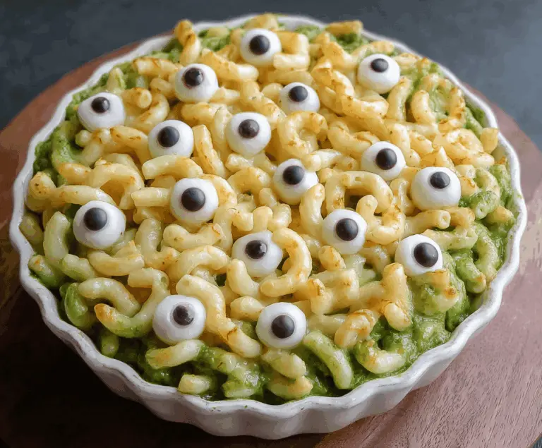 Monster Mac and Cheese – Creepy Halloween Dinner