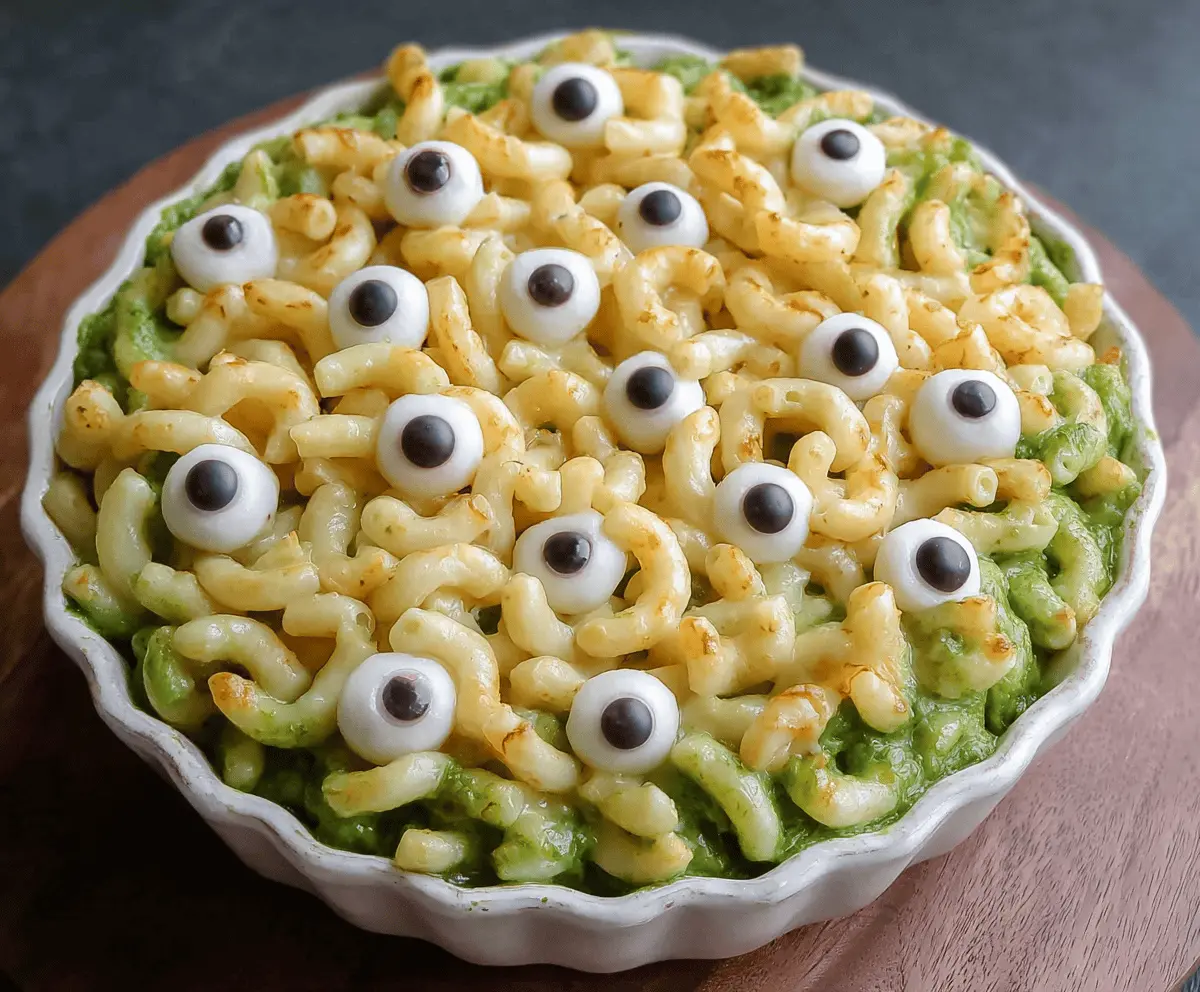 Spooky Monster Mac and Cheese Recipe for Halloween Dinner