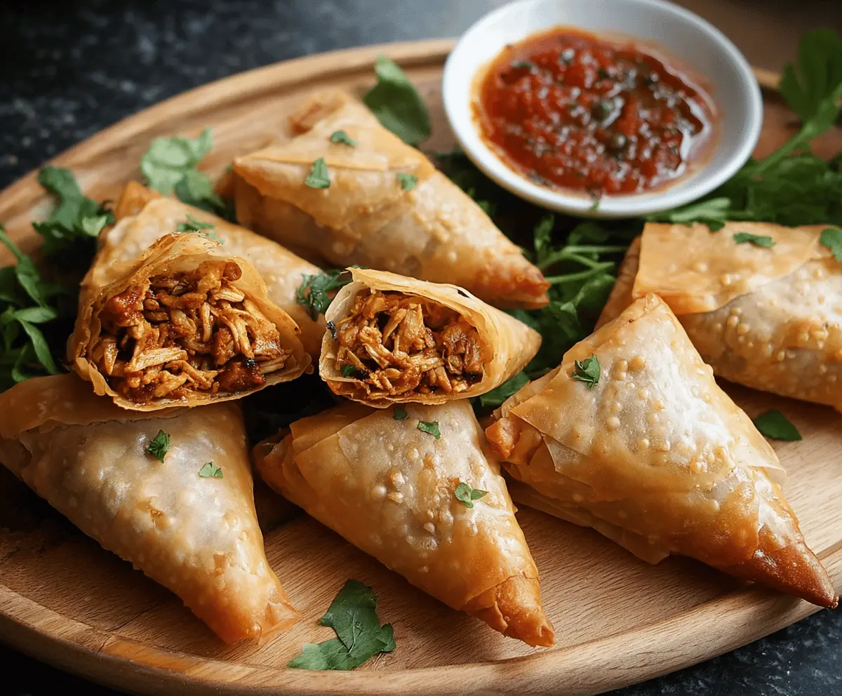 Irresistible Moroccan Spiced Chicken Briouats Recipe