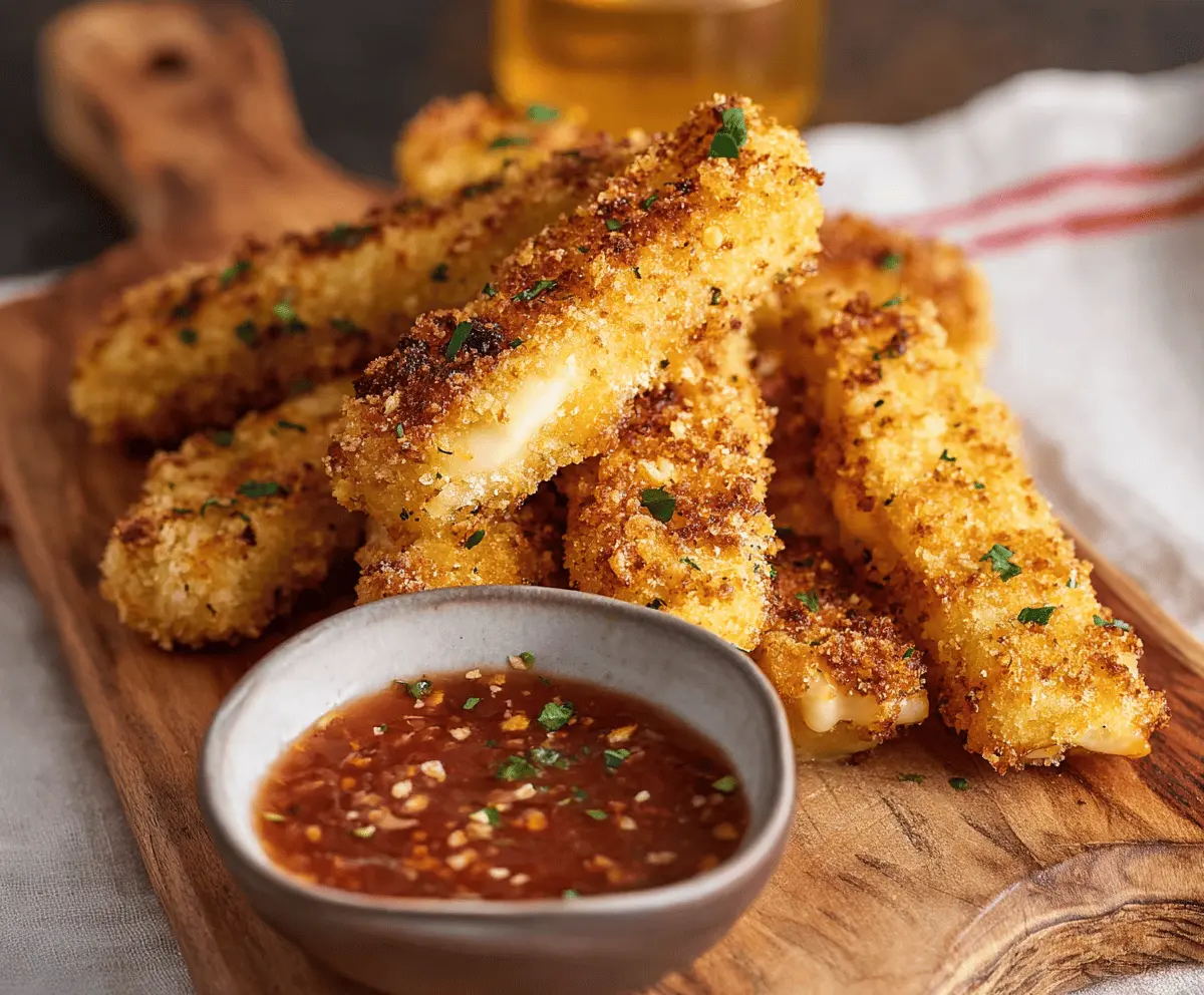 Crunchy Mummy Mozzarella Sticks - Easy Halloween Snack Recipe